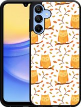 Cazy Hardcase Hoesje geschikt voor Samsung Galaxy A15 / A15 5G Cute Owls