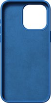Nudient Hoesje geschikt voor Apple iPhone 15 Pro Siliconen Telefoonhoesje | Nudient Base Backcover | iPhone 15 Pro Case | Back Cover - Vibrant Blue | Blauw