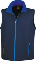 Bodywarmer Heren XL Result Mouwloos Navy / Royal 100% Polyester