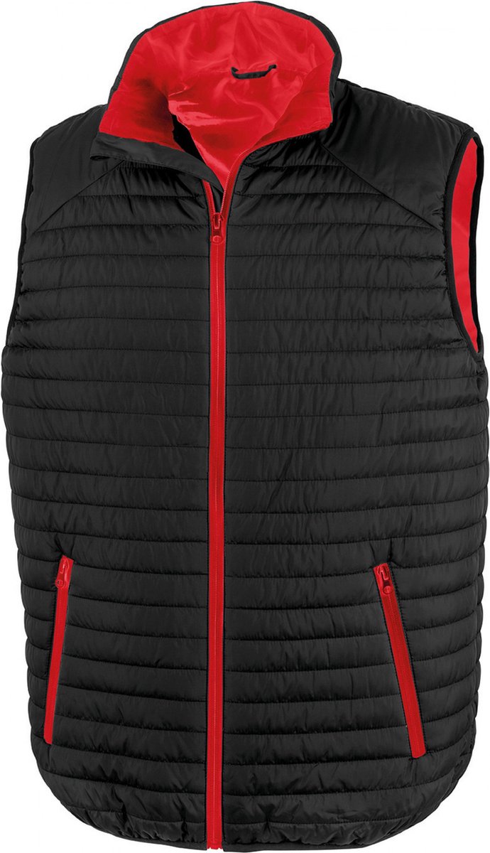 Result Bodywarmer Thermoquilt R239X - BLACK / RED - XS
