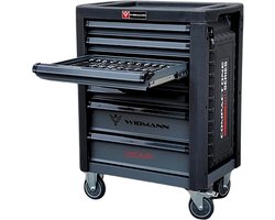 WIDMANN [ WM-C1-6GR ] Tool trolley COMPACT ONE - 7 Drawers - GREY-