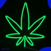 Lampe Néon - Plante de Cannabis - Incl. Crochets suspendus - Enseigne au néon - Siècle des Lumières au néon - Lampe LED au néon - Lampe murale