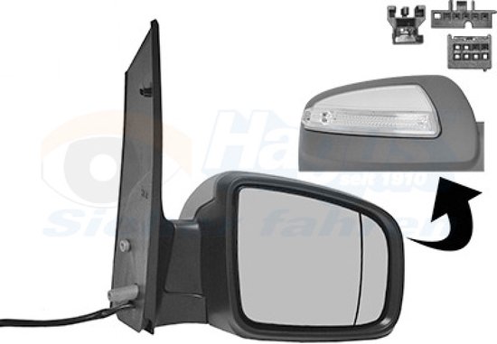 Buitenspiegel Mercedes W201 links en rechts