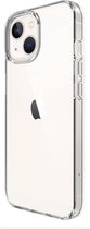 QDOS, Hoesje Geschikt voor Apple iPhone 13 mini Hybride, Transparant