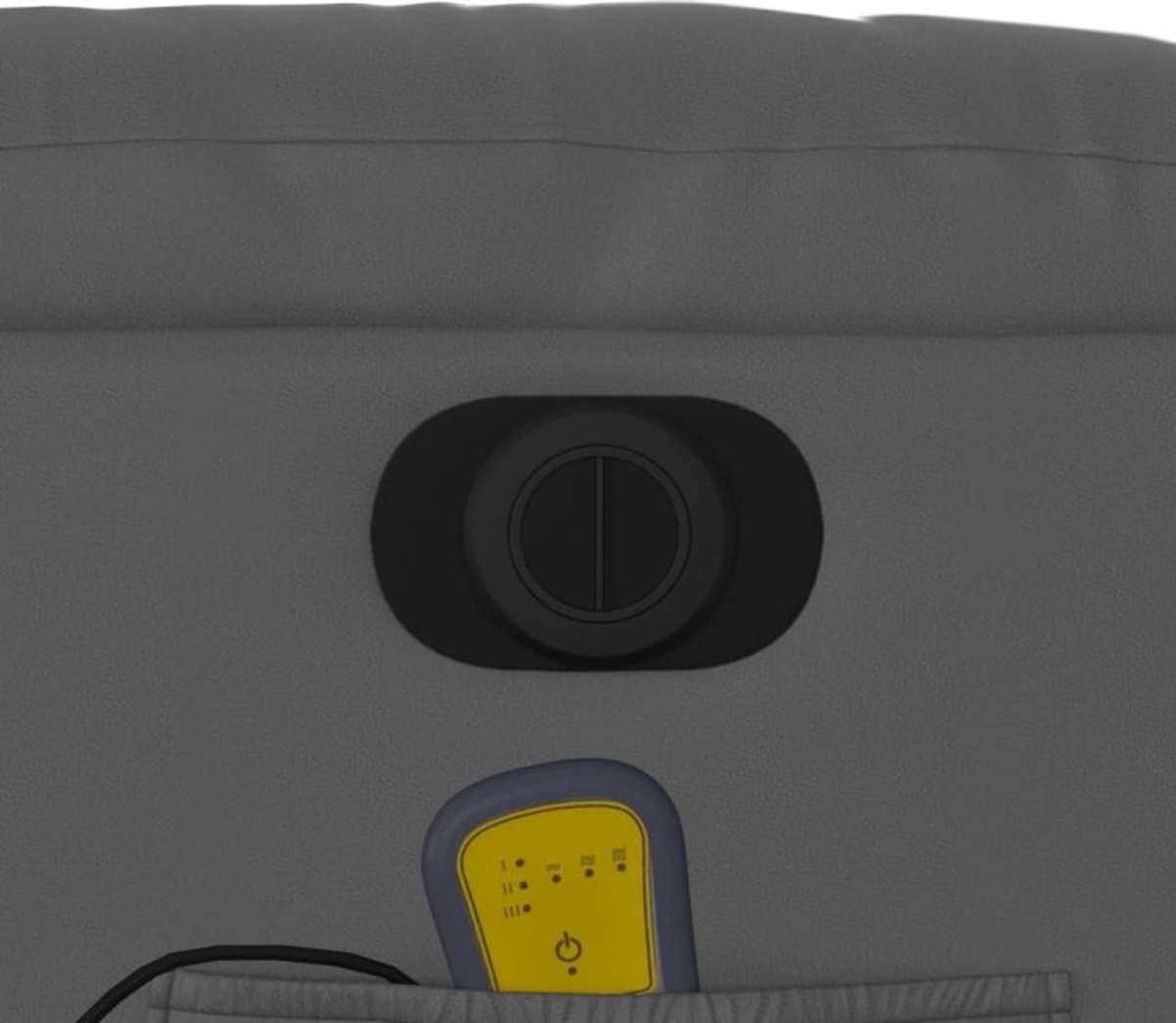 Haba Trading Massagestoel Verstelbaar Elektrisch Kunstleer - afbeelding 3