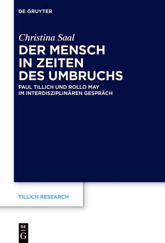 Tillich Research24-Der Mensch in Zeiten des Umbruchs - cover