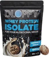 Dloppy Whey Protein Isolate Cookies & Cream