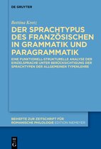 Beihefte zur Zeitschrift fur Romanische Philologie451-Der Sprachtypus des Französischen in Grammatik und Paragrammatik