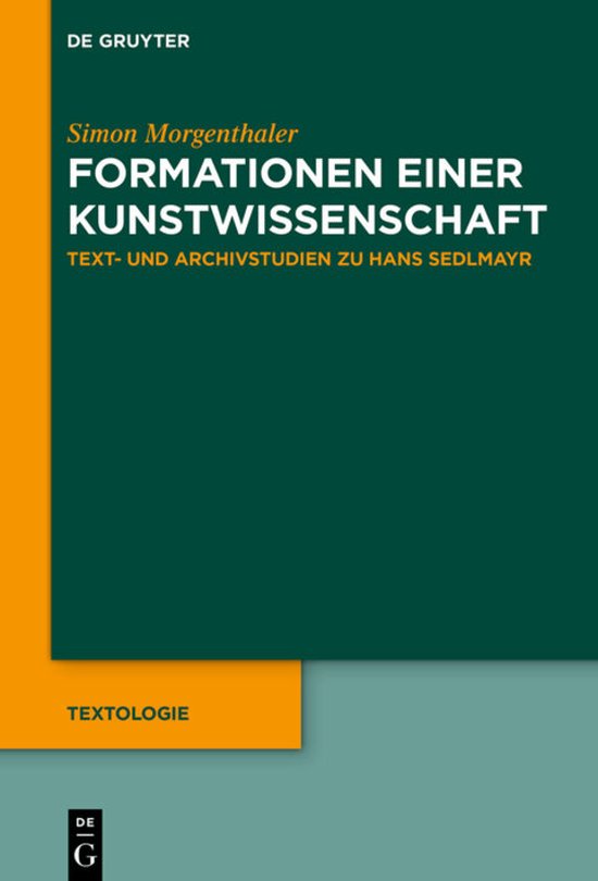 Textologie8- Formationen einer Kunstwissenschaft