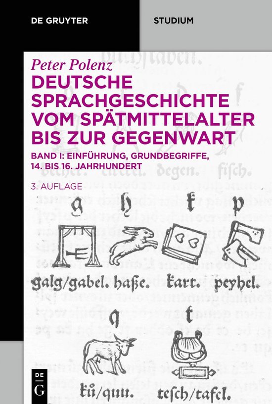 Deutsche Sprachgeschichte 1 vom Spätmittelalter bis zur Geg ... - cover