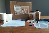 Creativity for you DIY pakket: Jesmonite starterspakket - Onderzetters (met 2 mallen)