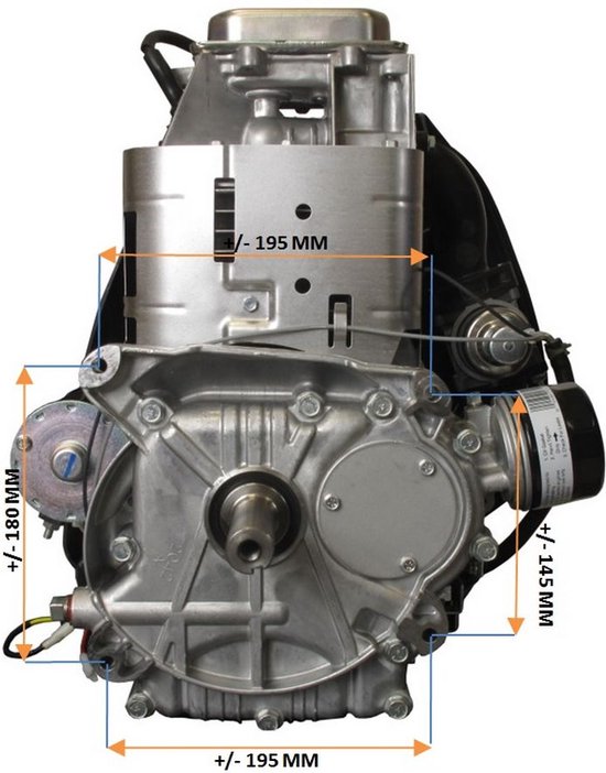BRIGGS & STRATTON Intek OHV 17.5 - VERTICAL - 25,4 x 80 mm - electrische start - met oliefilter - met benzinepomp - geen uitlaat - choke a matic van Briggs & Stratton — afbeelding 2