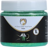 Hi Gloss Glitter Hoeflak - Glitters voor Hoeven - Hoefverzorging - Hydraterend - Eenvoudig Aanbrengen en Verwijderen - Glitters voor Vacht - Inclusief Kwast - Microplastic vrij - 150 ml – Groen