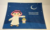Set de table Ramadan - 2 pièces - Enfants - Kids - Ramadan Moubarak - Katoen - Lin