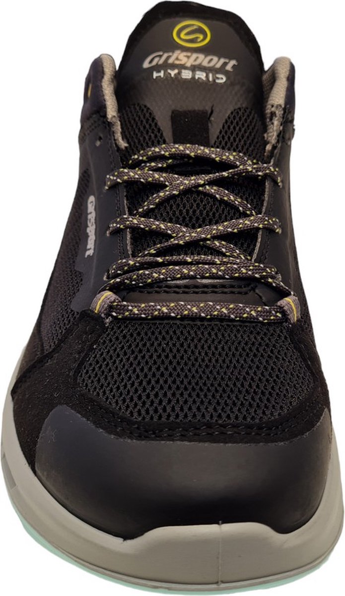 Grisport Delta Low W Wandelschoen Dames synthetische lage wandelschoenen Zwart