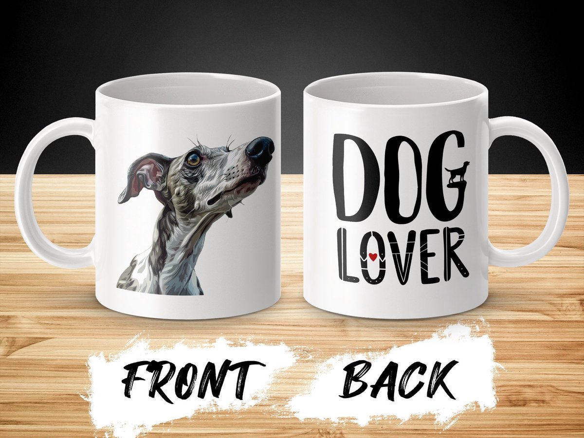 Mok Whippet Dog / hond - dog lover