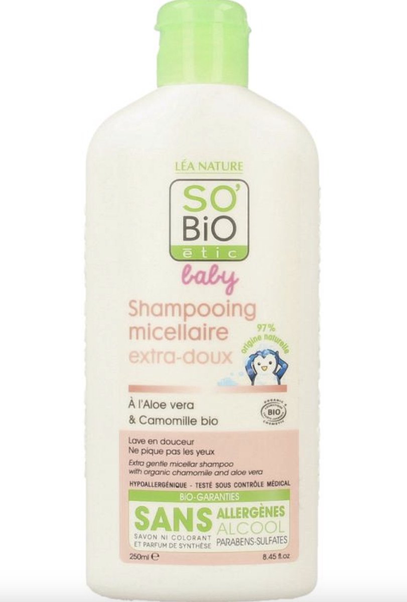 Goedkoopste SO’BiO étic Baby shampoo micellair 250ml