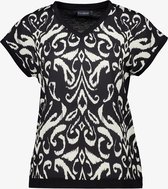 TwoDay dames T-shirt zwart met paisley print - Maat S
