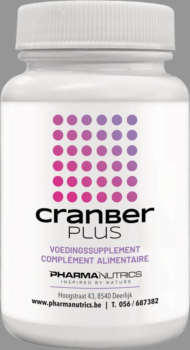 Goedkoopste CRANBER PLUS 60 TABL PHARMANUTRICS//URINEWEGEN//VEENBESSEN//D-MANNOSE//VITAMINE C//OPC//URINEWEGEN