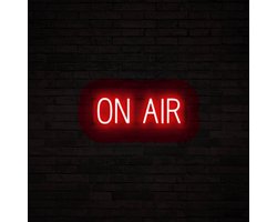 ON AIR - Lichtreclame Neon LED bord verlicht | SpellBrite | 52,52 x 16 cm | 6 Dimstanden & 8 Lichtanimaties | Reclamebord neon verlichting