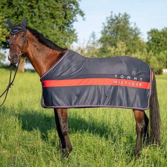 Tommy Hilfiger Equestrian Kingston Light & Dry Color Block Paardendeken Desert Sky 205 Desert Sky Tommy Hilfiger Equestrian Kingston Light & Dry Color Block Paardendeken Desert Sky 205 Desert Sky