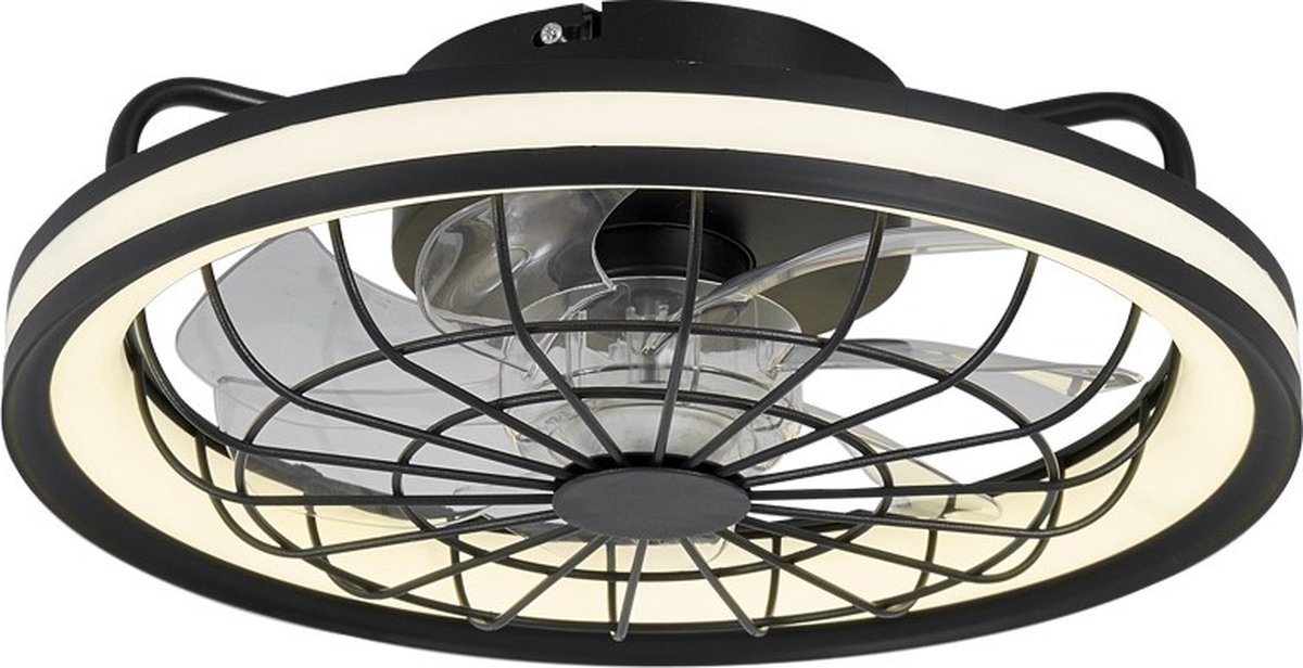 CristalRecord Plafondventilator Rafale Ø 40 cm zwart