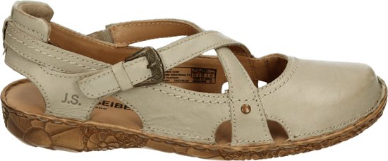 Josef Seibel ROSALIE 13 - Platte sandalenDames Sandalen - Kleur: Wit/beige - Maat: 39