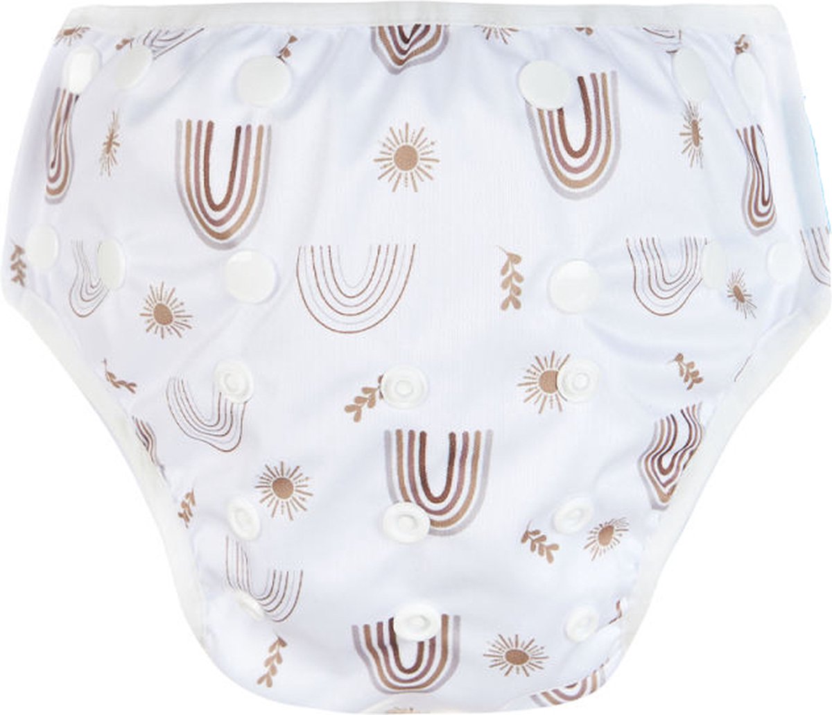 Goedkoopste BonBini's® - zwemluier - Rainbow - wasbare luier - Anti Doorlekken Comfort voor zwemmen en vakantie - herbruikbare luier