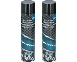 Dunlop Auto velgenreiniger schoonmaak spray - 2x - bus van 650 ml - auto accessoires - poetsen