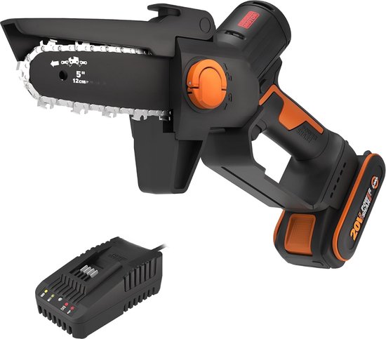 Equivera Mini Kettingzaag - Elektrisch - Mini Kettingzaag Met Accu - Elektrische Snoeischaar - Accu Snoeischaar - Kettingzaag Accu van Equivera — afbeelding 5