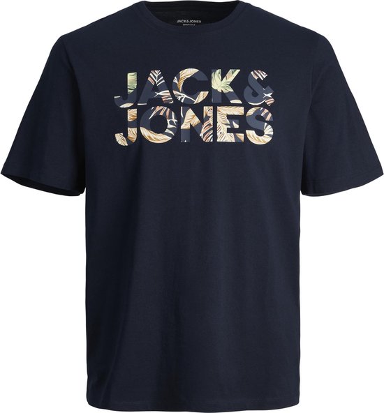 JACK&JONES JJEJEFF CORP LOGO TEE SS O-NECK SN Heren T-shirt - Maat S