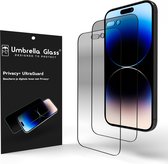 Umbrella Glass® - iPhone 14 Pro Max - Confidentialité - Compatible avec les coques - Protecteur d'écran