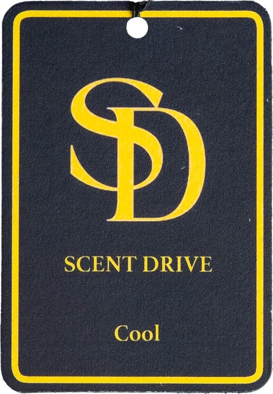 ScentDrive Autoparfum - Cool - Geurverfrisser - Auto luchtverfrisser - Auto luchtje - geurhanger - geïnspireerd door Cool water van Davidoff - 1 stuk