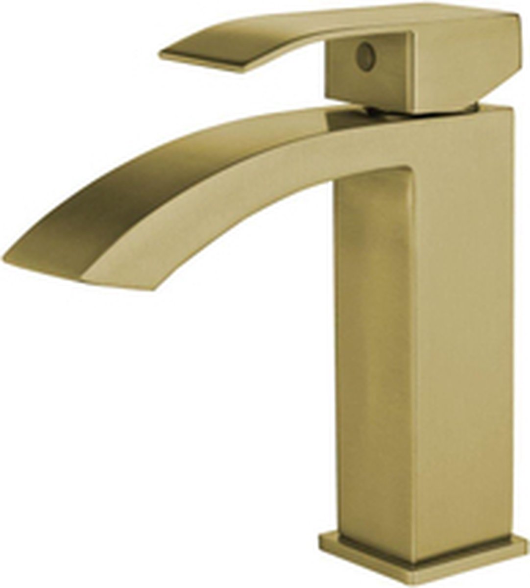 Allibert Cabernet wastafelkraan 4.2x15cm goud