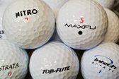 100 merkenmix lakeballs/golfballen kwaliteit AAA/AA – in netzak