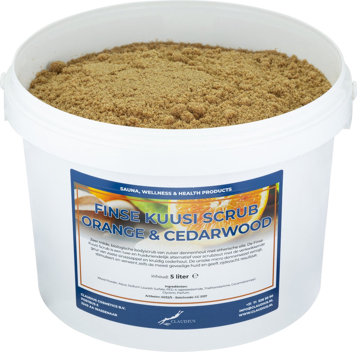 Goedkoopste Kuusi Scrub Orange & Cedarwood 5 Liter