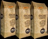 Aimez les Grains de café 100 % biologiques | Pack économique 3 x 500 grammes | Grains de café bio |