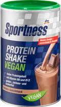 Sportness Protein Shake eiwitpoeder chocoladesmaak, veganistisch, vegan, 300 g