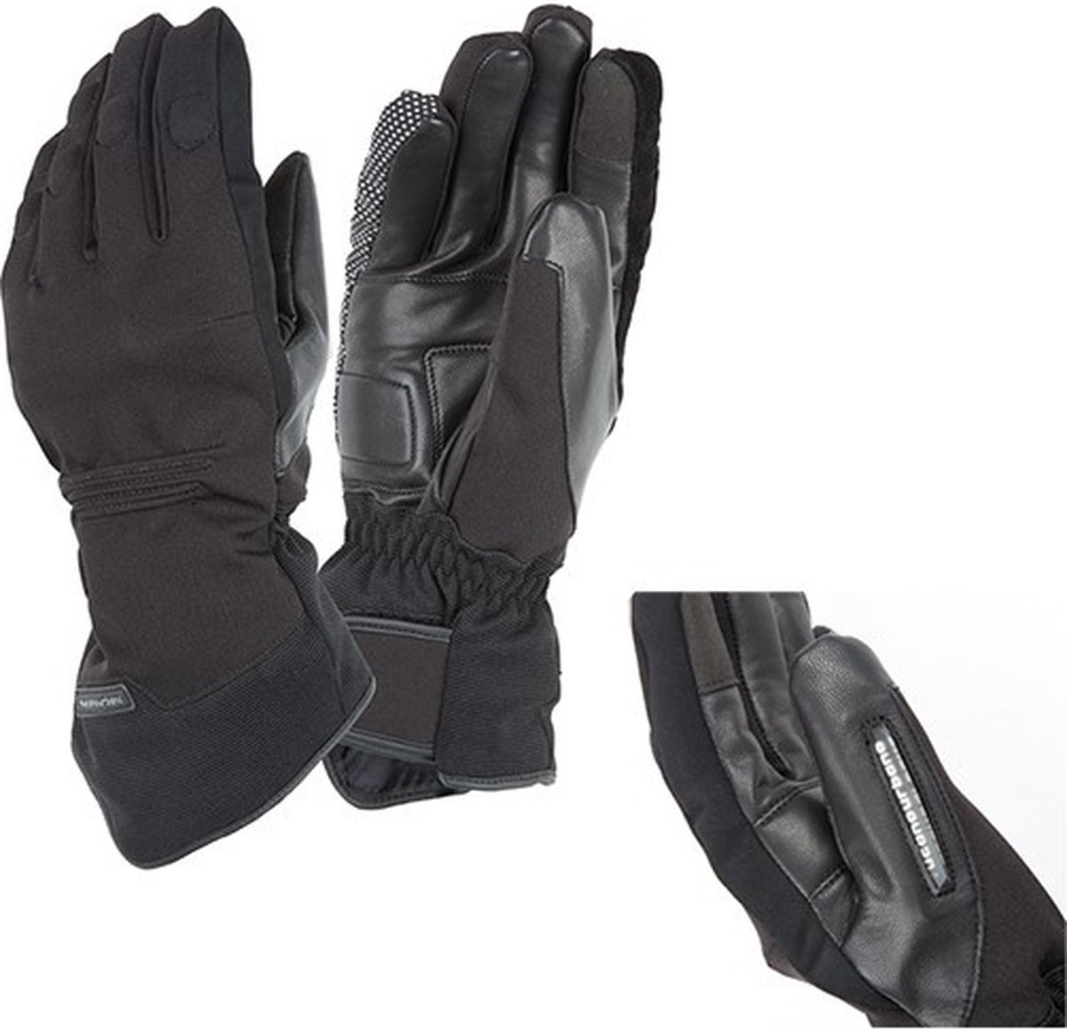 kleding handschoenset L zwart tucano 9111hm new seppia