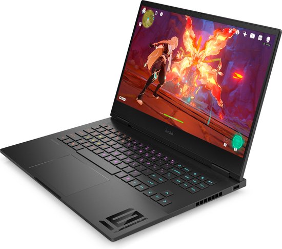 HP OMEN gaming laptop 16-wf1085nd, Windows 11 Home, 16.1", Intel® Core™ i7, 32GB RAM, 2TB SSD, NVIDIA® GeForce RTX™ 4070, QHD, Shadow black