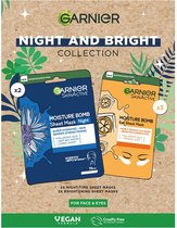 Garnier Night And Bright Mask Collection For Face & Eyes