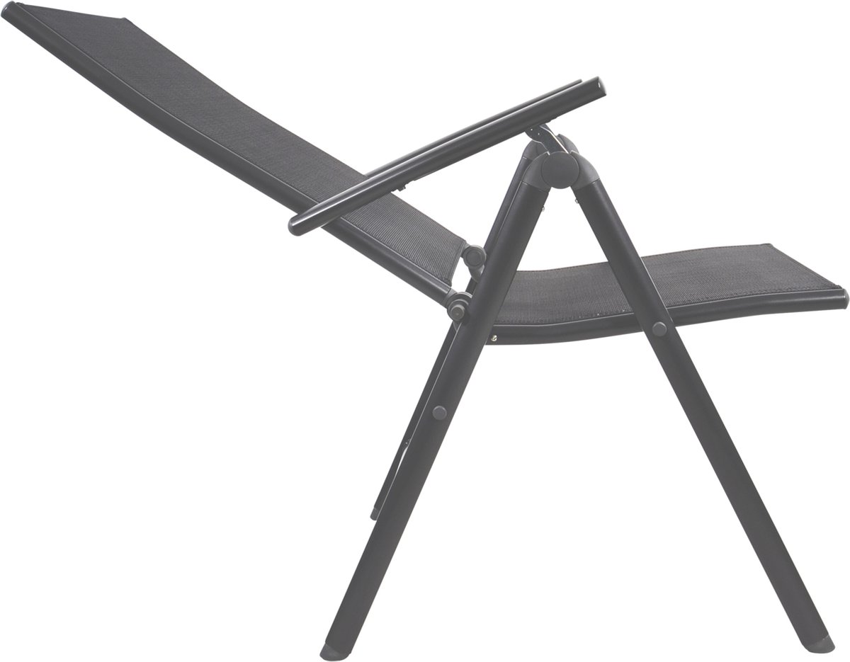 Lesli Living Veneto fauteuil à dossier réglable - noir