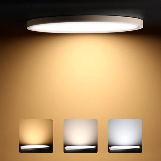Badkamer Plafondlamp met Natuurlijk Licht en Instelbare Kleurtemperatuur - Inbouwverlichting voor Moderne Badkamers