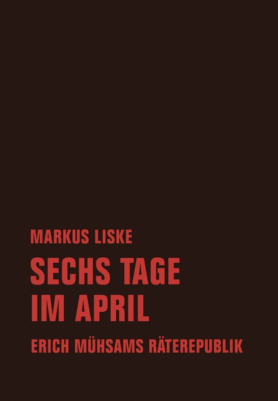 Sechs Tage im April - cover