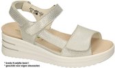 Waldlaufer 795008 H-Dina - Sandalen met hakDames Sandalen - Kleur: Metallics - Maat: 38