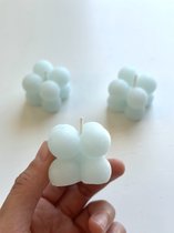 Mini Bubble Candle 3 Colors | Mini Bubble Kaars | 12 pieces | Klein Bubble Kaarsen | Babyshower Gift | Birthday Gift | Home Decor | Wellness Candle | Rituals | Gift For Her