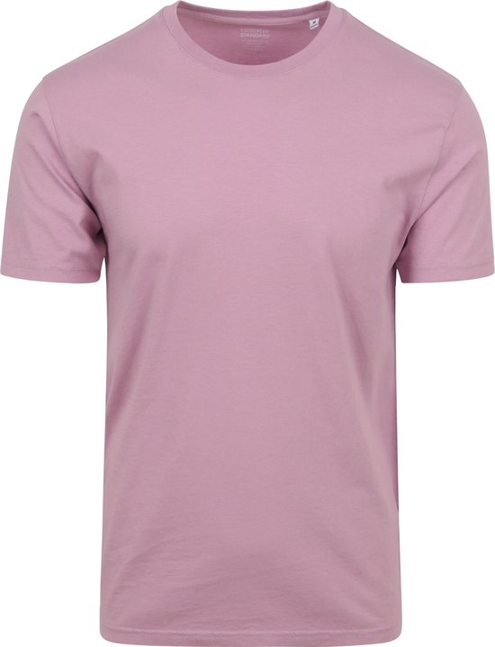 Colorful Standard - T-shirt Cherry Paars - Heren - Maat XXL - Regular-fit