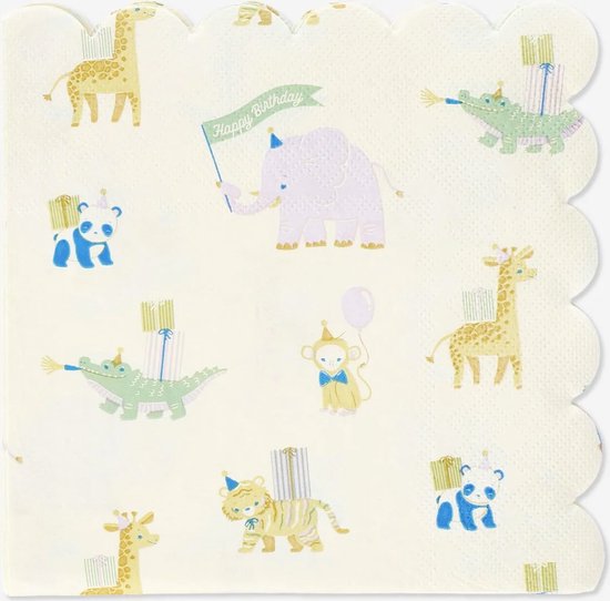Bing Bunny Papieren Lunchservetten – 16 Stuks – 33 Cm – 2-laags – Meerkleurig – Perfect Voor Kinderfeestjes, Verjaardagen En Bing-themafeesten