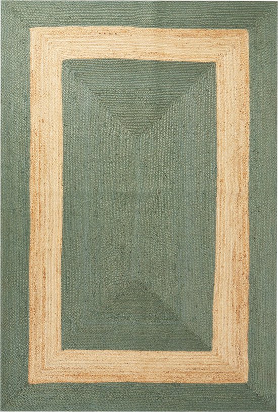 KARAKUYU - Vloerkleed - Groen - 200 x 300 cm - Jute