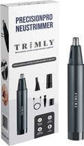 Tondeuse nez Trimly 3-en-1 précisionpro rechargeable - Tondeuse sourcils et oreilles - Tondeuse nez pour homme et femme